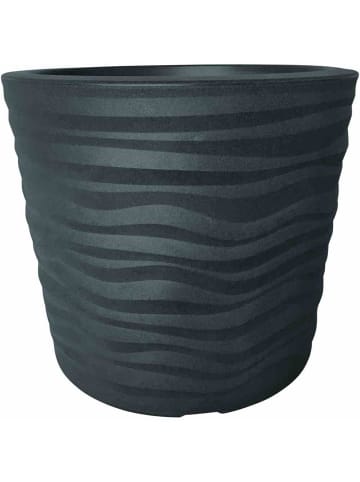 Siena Garden Pflanzgefäß Madrid 50, Ø 50x42 cm in Anthrazit in Anthrazit