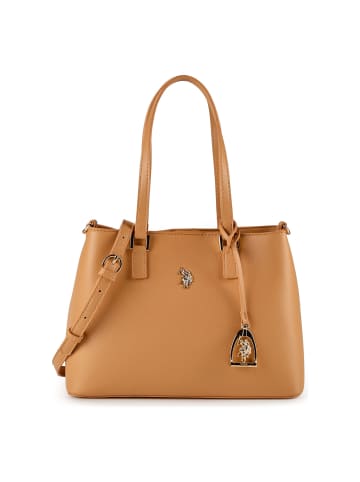 U.S. Polo Assn. Jones Schultertasche 31 cm in camel