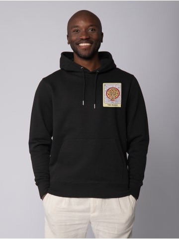 wat? Apparel Sweatshirt Tarot The Pizza in Schwarz