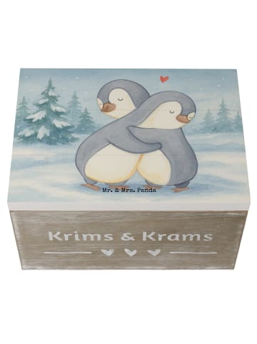 Mr. & Mrs. Panda Box Pinguine Kuscheln Design ohne Spruch in Weiß