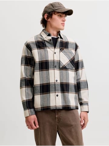 Jack & Jones Overshirt in Cloud Dancer
