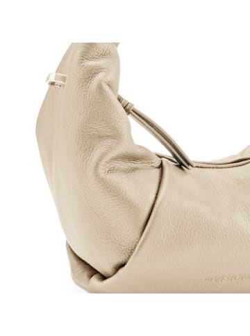 Les Visionnaires Greta Schultertasche Leder 23 cm vanilla