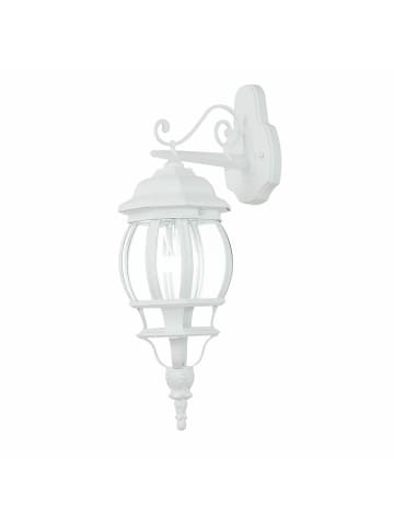Licht-Erlebnisse Außen Wandlampe (B)15.5 x (H)54 cm in Weiß