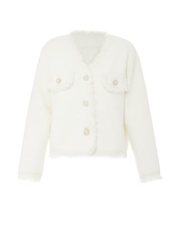 Usha Cardigan in Wollweiss