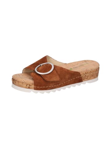 WALDLÄUFER Pantoletten Amelie in cognac