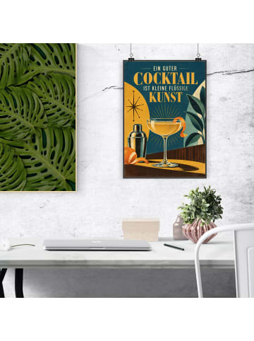 Print Blümchentail nostalgisch Design mit Spruch in Weiß
