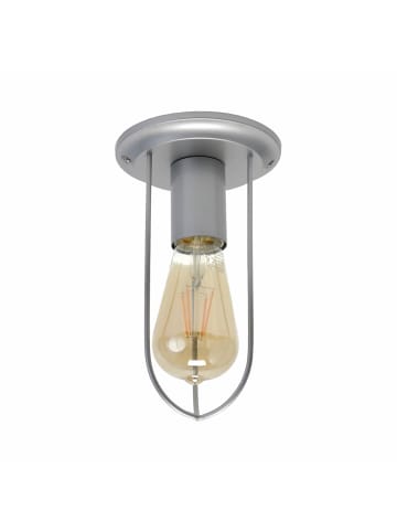 Licht-Erlebnisse Deckenlampe Ø 13 x (H)22 cm in Grau
