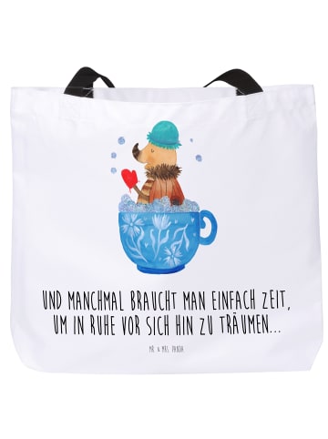 Mr. & Mrs. Panda Reisetasche Nachtfalter Schaumbad mit Spruch in Weiß