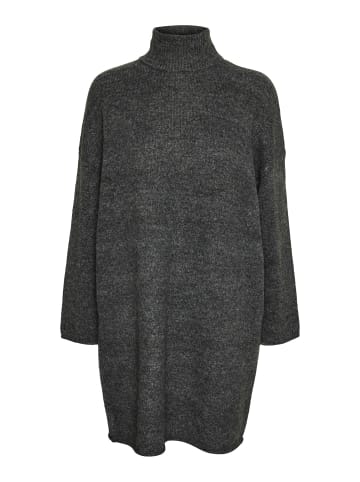 Vero Moda Strickkleid in Dark Grey Melange