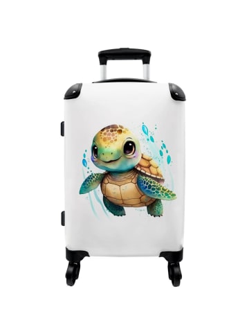 NoBoringSuitCases Suitcase, Handgepäck, Koffer, Trolley, Reisekoffer Aquarell-Design