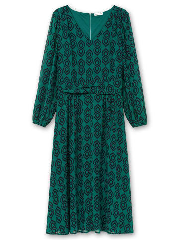 sheego by Joe Browns Druckkleid in grün-blau