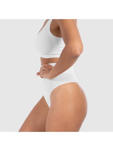 SMILODOX Mid Waist String Nysa in Weiß