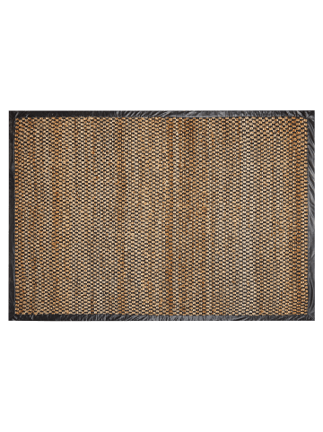Beliani Kurzflor GERCE in Schwarz/Beige - (W) 140 x (L) 200 cm