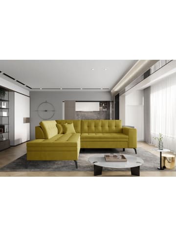 MF Design Lenny Recamiere Links in Amber -  (L) 210 x (B) 260 x (H) 93 cm