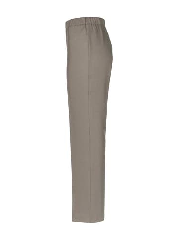 GOLDNER Trageangenehme Rippenhose in taupe
