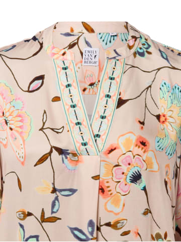 EMILY VAN DEN BERGH Bluse in roségold mehrfarbig - 0001