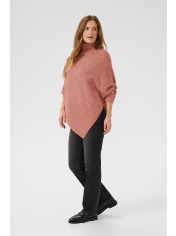 Kaffe Poncho KAjennie Oversize fit in Light Mahogany Melange