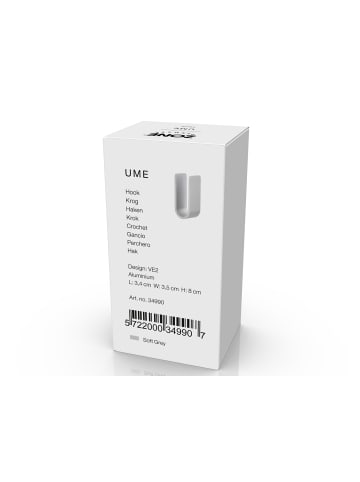 Zone Denmark Haken Ume in Soft Grey