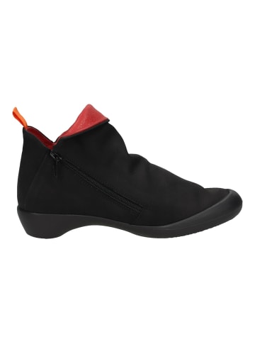 softinos Stiefelette in Schwarz/Orange