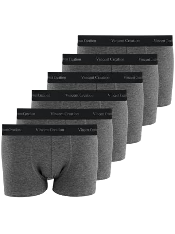 Vincent Creation® Boxershorts-Hipster 6 Stück in anthrazit