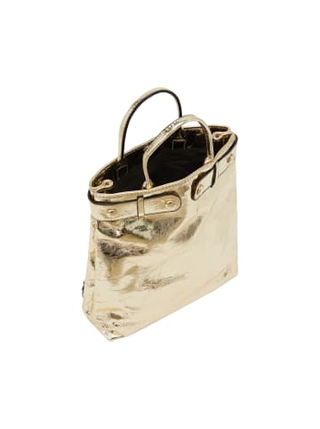 faina Women Handbag in Gold