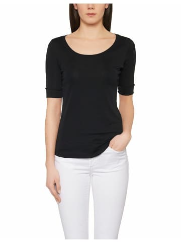 MARC CAIN Rundhals T-Shirt für Damen in dunkel-blau