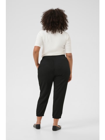 KAFFE curve Casual Hose KCrina Loose fit in Black Deep