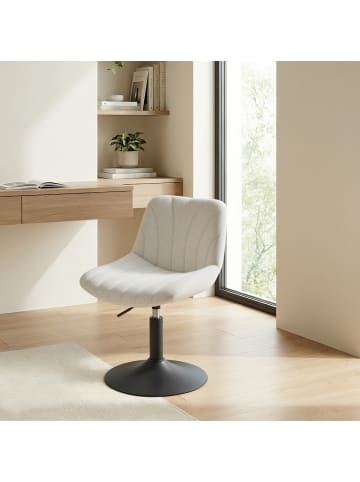 VASAGLE Barhocker Tyra in Weiß - (B)46.5 x (H)(65.5-77.5) x (T)43 cm