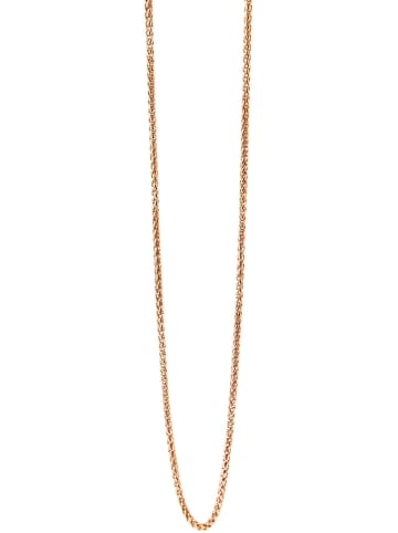 Adeliás Damen Halskette – Kordelkette aus Edelstahl in gold
