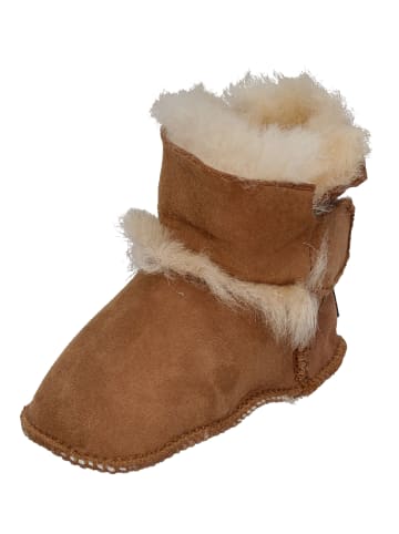 Warmbat Lauflernschuhe Hay Baby Bootie in braun