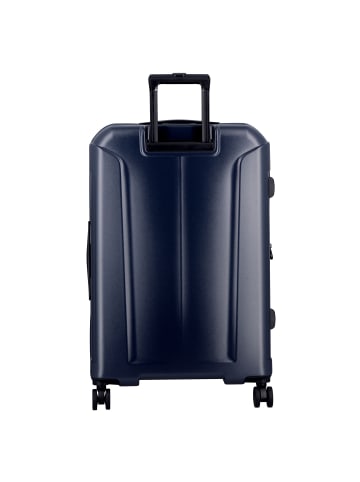 Jump Glossy 4 Rollen Trolley 77 cm mit Dehnfalte in marine