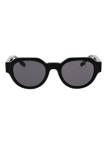 Trussardi Unisex Sonnenbrille Panto Schwarz
