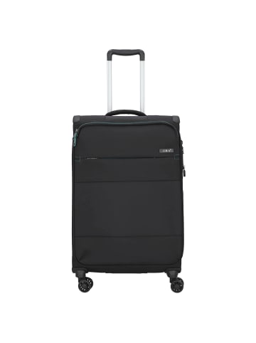 D&N Travel Line 9004 4-Rollen Trolley 68 cm in schwarz