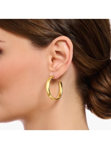 Thomas Sabo Creolen Chunky Mittelgroß in gold