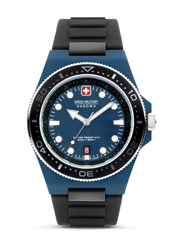 Swiss Military Hanowa Armbanduhr OCEAN PIONEER in Blau