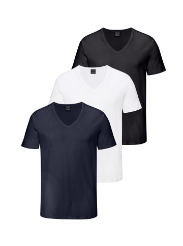 John Devin T-Shirt in navy, weiß, schwarz