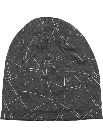 styleBREAKER Beanie Mütze in Dunkelgrau meliert