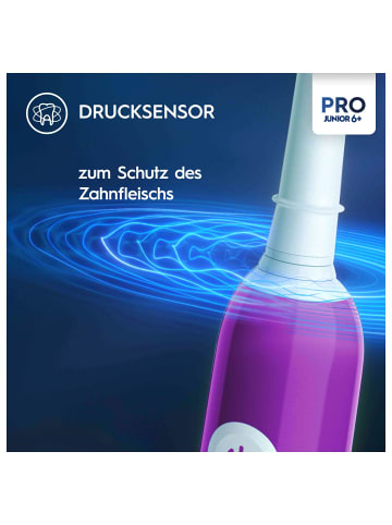 Oral-B Elektrische Zahnbürste "Pro Junior" in Lila