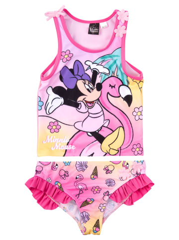 United Labels Disney Minnie Mouse Tankini Badeanzug mit Rüschen Zweiteiler in pink