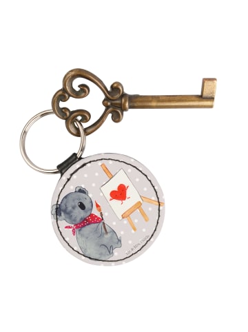 Mr. & Mrs. Panda Anhänger Koala Künstler ohne Spruch in Grau Pastell