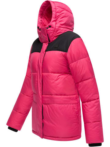 ragwear Steppjacke Wikesh in Fuchsia