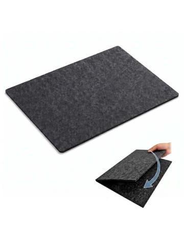 relaxdays Puzzlebrett in Grau - (B)116 x (T)78 cm
