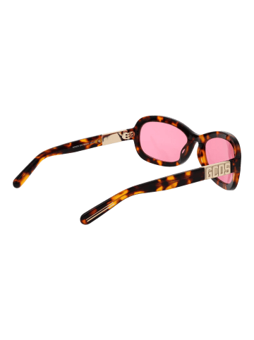 GCDS Unisex Sonnenbrille Oval Braun