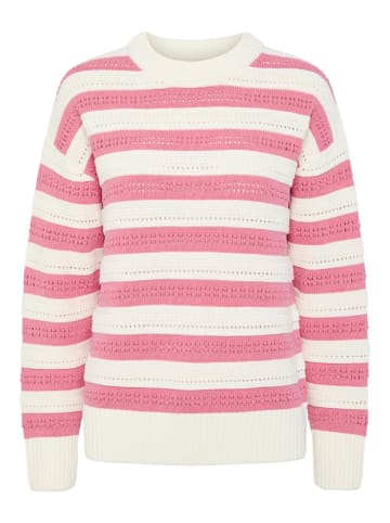 Pieces Strickpullover in Cloud Dancer 1