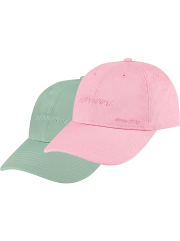 normani Baseballkappe Set Capul in Rosa/Hellgrün