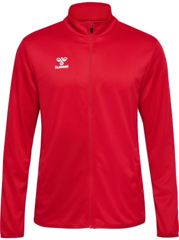 Hummel Hummel Zip Jacke Hmlessential Multisport Erwachsene Atmungsaktiv Schnelltrocknend in TRUE RED