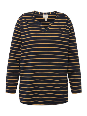 Ulla Popken Pyjama-Shirt in marine