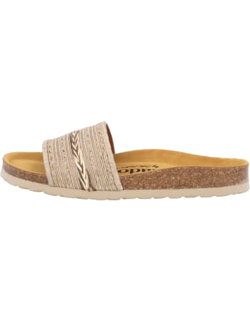 Palado Pantoletten Solista by Sila Sahin in Beige/Gold