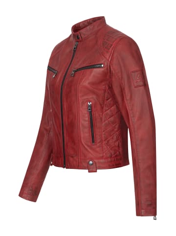 Rock Creek Lederjacke in Rot