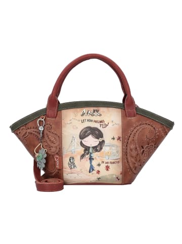 Anekke Peace & Love Handtasche 16 cm in mehrfarbig